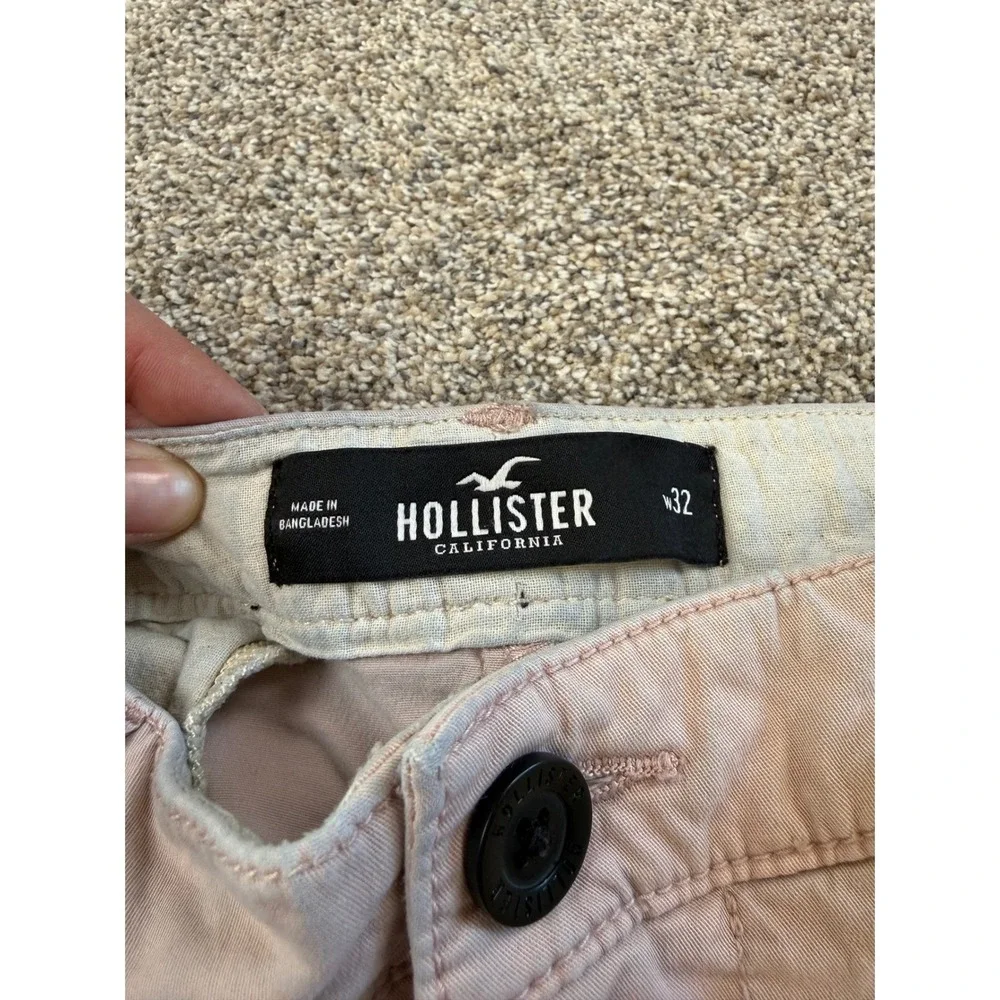 Vintage Y2K Hollister‎ Epic Flex Classic Shorts Mens 32 Pink Chino
